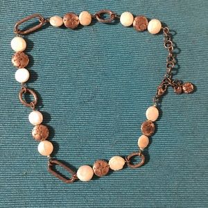 Brighton Silver and Pearl Necklace